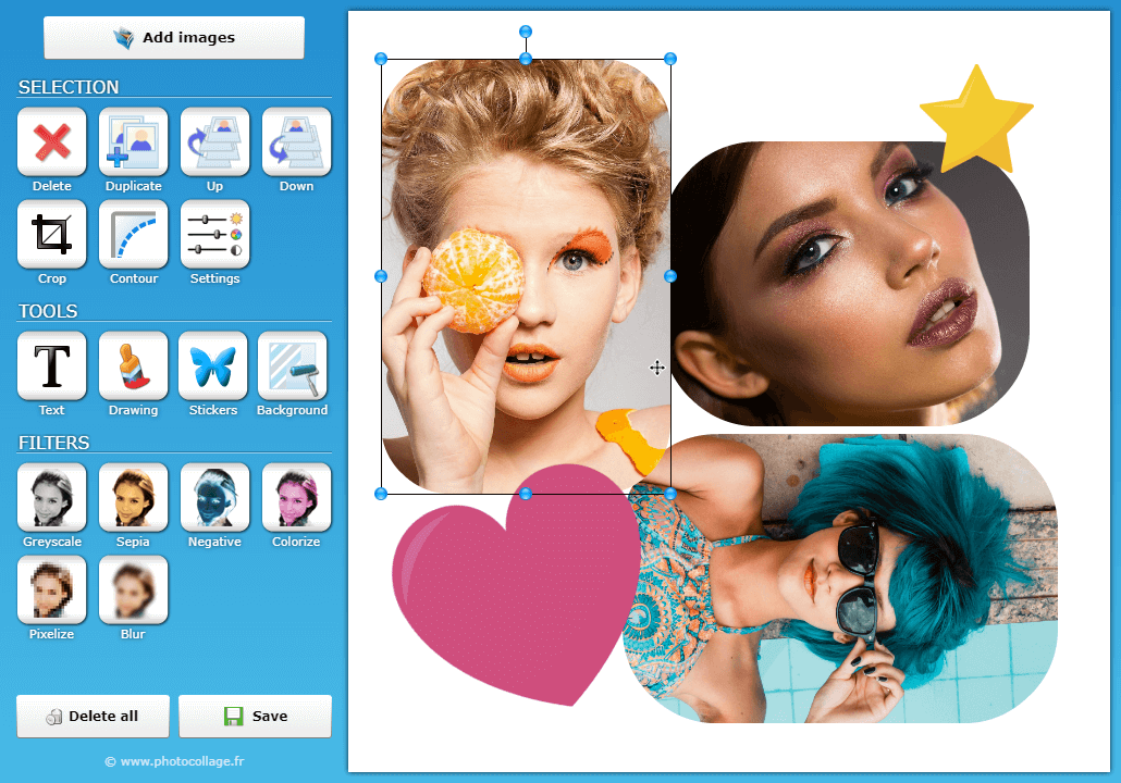 PhotoCollage software overview